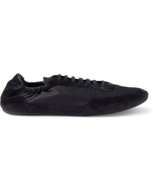 Prada Re-Nylon-Suede Trainers - Black