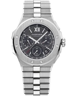 Chopard Stainless Steel Alpine Eagle Xl Chrono Watch - Grey