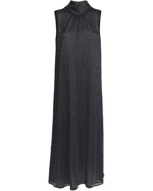 Talbot Runhof Crystal-Embellished Tie-Neck Maxi Dress - Black