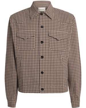 Oliver Spencer Stretch-Cotton Check Witley Overshirt - Brown