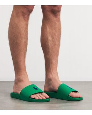 Polo Ralph Lauren Polo Pony Slides - Green