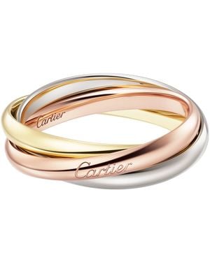 Cartier Small, And Rose Trinity Ring - Brown