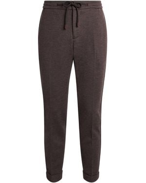 Marco Pescarolo Cashmere-Blend Drawstring Trousers - Grey