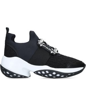 Roger Vivier Viv' Run Sneakers - Black