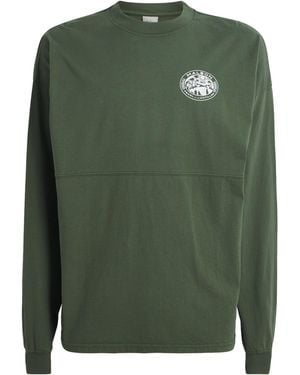 Malbon Cotton Horizon Long-Sleeve T-Shirt - Green