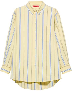MAX&Co. Stripe Plot Twist Shirt - Natural
