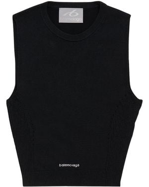 Balenciaga Techwear Tank Top - Black