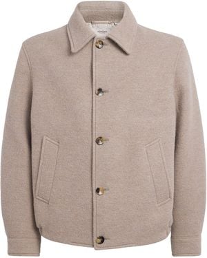 Agnona Alpaca Pressed Spazzolino Overshirt - Natural