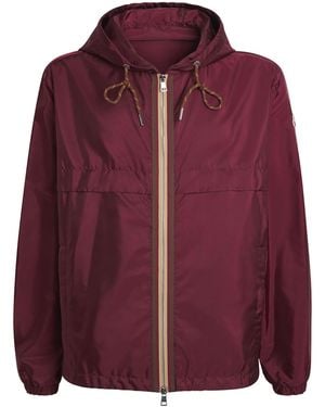 Moncler Water-Repellent Hooded Nidge Jacket - Purple