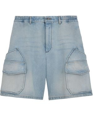 Loewe X Paula's Ibiza Cargo Denim Shorts - Blue