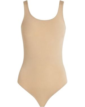 Wolford Cotton-Blend Jamaika Bodysuit - Natural