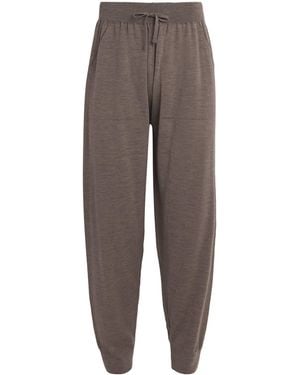 John Smedley Extra Fine Merino Wool Henning Joggers - Brown
