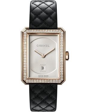 CHANEL And Diamond Boy·Friend Watch - Black