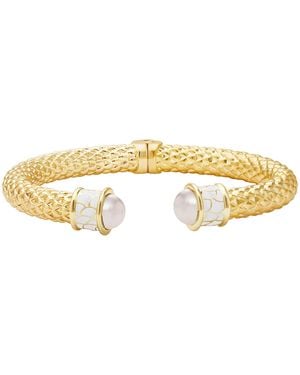 Halcyon Days Plated Cabochon Minoan Bracelet - Natural