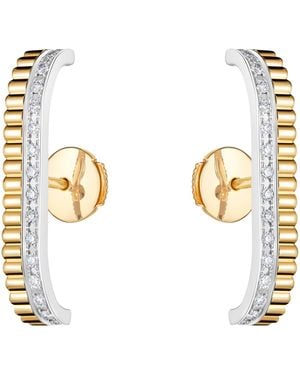 Boucheron And Diamond Quatre Radiant Edition Stud Earrings - Metallic