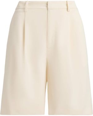 Ralph Lauren Wool Minetta Shorts - Natural