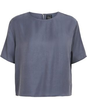 Leset Kim Boxy T-Shirt - Blue