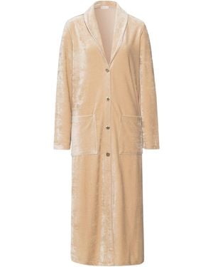 Hanro Velour Favourites Robe - Natural