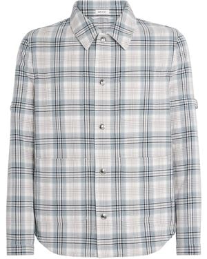 Thom Browne Cotton-Blend Check Utility Shacket - Multicolor