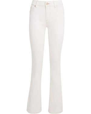7 For All Mankind Luxe Vintage Bootcut Jeans - White