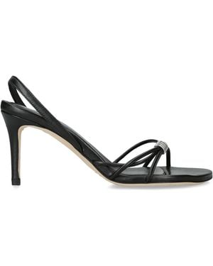 Christopher Esber Leather Giro Slingback Sandals 90 - Black