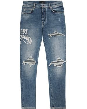 Amiri Hollywood Mx1 Slim Jeans - Blue