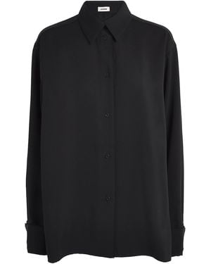 Aeron Lyocell Oversized Shirt - Black