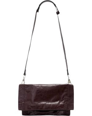 AllSaints Small Leather Lutece Cross-Body Bag - Red