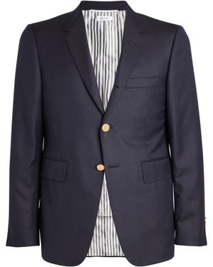 Thom Browne Wool Blazer - Blue
