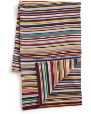 Paul Smith Virgin Wool Signature Stripe Scarf - Multicolour