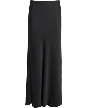 Fabiana Filippi Satin Maxi Skirt - Black