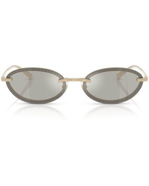 Jimmy Choo Oval Sunglasses - Grey