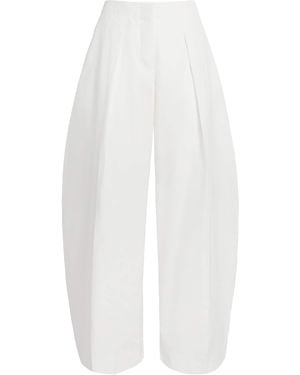 Jacquemus Barrel Ovalo Trousers - White