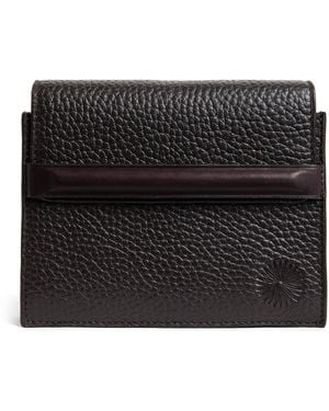 James Purdey & Sons Leather Double Card Set Holder - Black