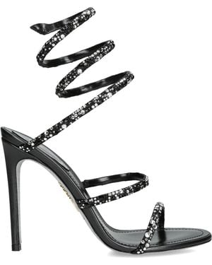Rene Caovilla Embellished Cleo Sandals 105 - Black