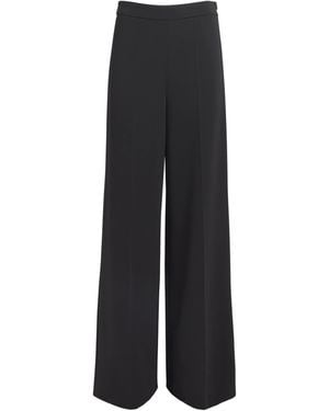 JOSEPH Comfort Cady Alane Wide-Leg Pants - Black