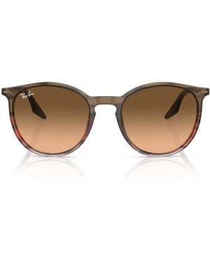Ray-Ban Phantos Round Sunglasses - Brown