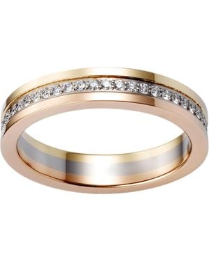 Cartier Rose, And Diamond Vendôme Louis Wedding Band - Brown