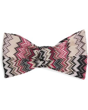 Missoni Twist-Front Zigzag Headband - Pink