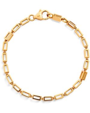 Suzanne Kalan Large Block-Chain Bracelet - Metallic