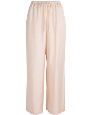 Rohe Silk Relaxed Straight Pants - Pink