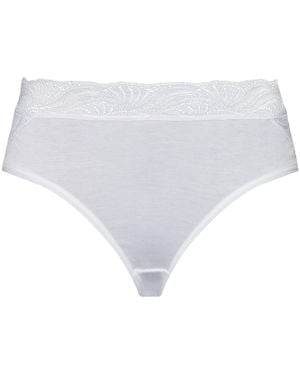 Hanro Cotton Delight Midi Briefs - White