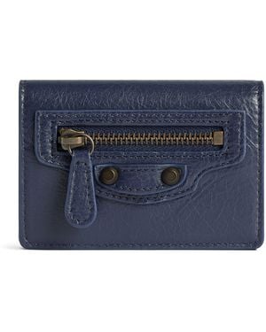 Balenciaga Le City Mini Wallet - Blue