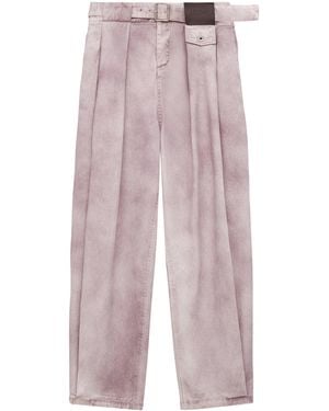 Loewe Straight Leg Jeans - Purple