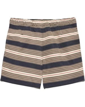 Prada Belted Swim Shorts - Grey