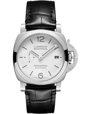 Panerai Stainless Steel Luminor Quaranta Watch - Grey