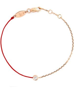RedLine Rose And Diamond Pure Half-Chain Bracelet - Metallic