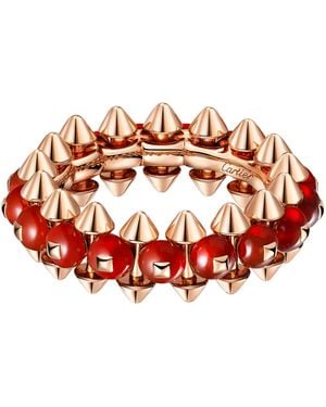 Cartier And Agate Clash De Ring - Red