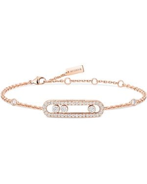 Messika Move Classique And Diamond Bracelet - Metallic