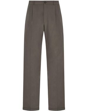 The Row Tosca Wool Pants - Gray